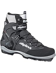 Sports: Alpina BC-1550 Back-Country Nordic Cross-Country Ski Boots, for use with NNN-BC Bindings, Black/Silver, 38 - Alpina