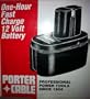 PORTER-CABLE 8500 18-Volt  NiCd Pod Style Battery