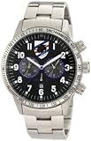 Haurex Italy Men's US300UBN Red Arrow U.C. Sampdoria Chronograph Tachymeter Steel Bracelet Watch