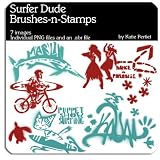 Photoshop Brushes - Surfer Dude Brushes and Stamps