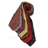 7Piece 100% Pure Silk Ties. Made in England. (119D)RRP£139.99