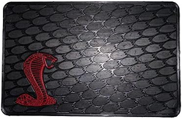 Auto Cell Phone Mat Black Animal Prints Phone Slide Pad the Car Interior （Snake)