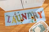 Laundry Clothesline Country Design Runner Rug by Collections Etc