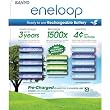 Sanyo Eneloop New NiMH Pre-Charged 10 Rechargeable AA and 4 Rechargeable AAA Batteries