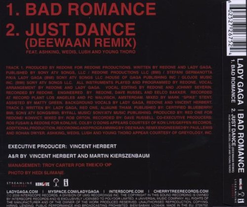 Bad Romance (2-Track)