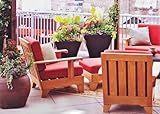 New Luxurious 6 Piece Teak Sofa Set - 3 Seater Sofa, 2 Deep Seating Club Chairs, 1 Side Table, 1 Coffee Table And 1 Ottoman [CR1]