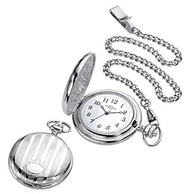 Chronostar - R3753500001 - Montre Mixte - Ligne Forever - Quartz Analogique - Gousset - Cadran Blanc - rayures + rond