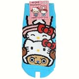 ハローキティ×ワンピース/チョッパー《2ピースBL》キッズソックス☆キャラクターグッズ（子供用靴下）通販☆