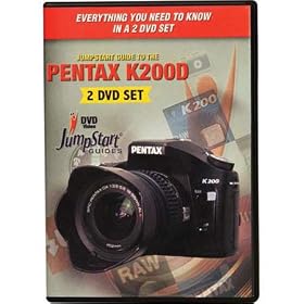 JumpStart Video Training Guide on DVD for the Pentax K200D Digital Camera.