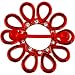 Bioplast Red Jeweled Flower Nipple Shield