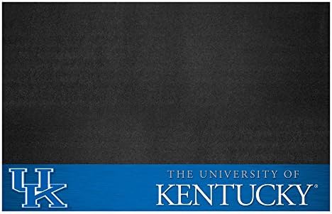 FANMATS12122 Kentucky Wildcats Vinyl Grill Mat - 26in. x 42in. - Deck Patio Protective Mat | Oil, flame, and UV resistant