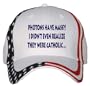 Photons have mass? I didn't even realize they were Catholic USA Flag Hat / Baseball Cap