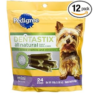 Pedigree Dentastix All Natural Daily Oral Care Snack Food