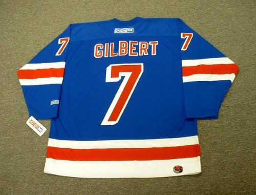 Buy ROD GILBERT New York Rangers 1972 CCM Throwback Away Hockey Jersey