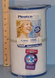 Pool/Spa Filter Cartridge Pleatco PJW50 Replaces Unicel C-5300/Filbur FC-1320/Jacuzzi Whirlpool 50, C/top