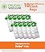 Think Crucial 10 Replacements for Sebo Felix Cloth Bags, Fit Sebo Felix Vacuum Cleaners, Compatible with Part 7029ER