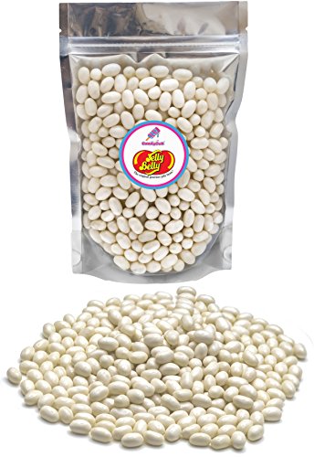 Jelly Belly Coconut Jelly Beans 1lb (1 pound ) in resealable stand-up bag