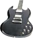Gibson SG Supreme Electric Guitar with '57 Humbuckers, Transparent Black