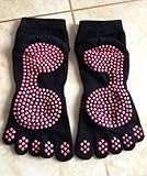 Kamay's® Anti-slip Fitness Yoga Socks 5 toes Black