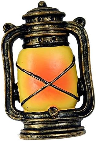 Camping Camp Lantern Oil Lamp Figure Collectible Magnet, 3-inch