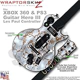 Rusted Metal WraptorSkinz Skin fits XBOX 360 & PS3 Guitar Hero III Les Paul ....