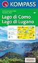 Kompass Karten, Lago di Como, Lago di Lugano: Wandern / Rad. Escursioni / bike. GPS-genau (Aqua3 Kompass)