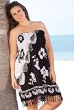 Beach Belle® Print Rayon Size Swimsuits