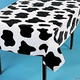 Plastic Cow Spots Table Covers - Farm Party