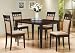 5pc Casual Dining Table & Chairs Set Contemporary 