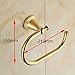 Rozin Gold Finish Wall Mounted Towel Hook Bath Towel Ring Hanger