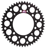 Renthal 123U-520-50GYBK Ultralight Black 50 Tooth Rear Sprocket