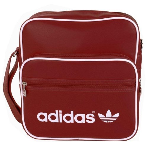 Adidas Uni Umh&auml;ngetasche AC Sir, liight scarlet/white, 30x28x7 cm, X32598