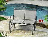 garden and patio furnitures item: Beautiful Bronze Patio Porch Garden Glider