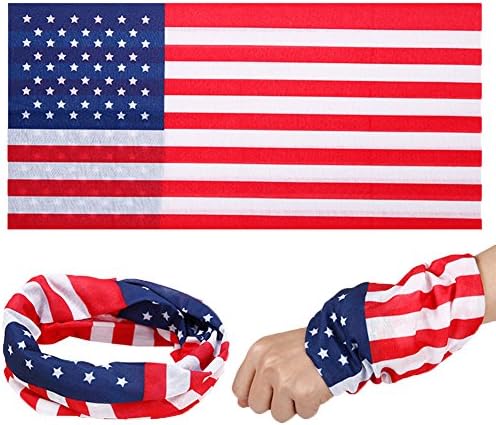Coolive 16-in-1 Durable Magic Multifunctional and Seamless Magic Sport Headband Bandana Multi Colors for Choices Free Ship From $1.99 (National flag)