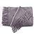 Empress Silk Plush Fringed Throw
