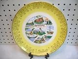 MONTANA TRESURE STATE COMMEMORATIVE COLLECTOR PLATE 1970'S