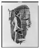 Historic Print (S): [Man on ship comparing temperature of the surface of the sea and the air in various part