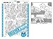 Deleter Screen Tone Jr JR-513 [ Japanese Garden Pattern ] [Sheet Size 182x253mm (7.16