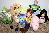Disney Toy Story Set of 8 Hard to Find Dolls Woody, Buzz Lightyear, Rex, Hamm, Alien, Wheezy, Bullseye, Mr. Potato Head Mint with Tags