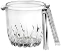 Bormioli Rocco Moncayo Mini Ice Bucket with Tongs, Gift Boxed