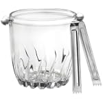 SAVE $1.6 - Bormioli Rocco Moncayo Mini Ice Bucket with Tongs, Gift Boxed $8.40