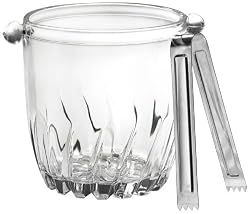 Bormioli Rocco Moncayo Mini Ice Bucket with Tongs, Gift Boxed