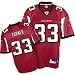 Michael Turner Jersey: Reebok Red Replica #33 Atlanta Falcons Jersey - Large