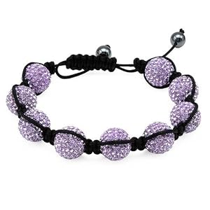 Silk Crystal and Simulated Gems Ladies Bracelet. Total Item weight 27.6 g.