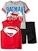 Warner Brothers Boys' Batman Vs Superman 3 Piece Short Set