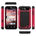 LK [Shock-Absorption] Hybrid Dual Layer Armor Defender Protective Case Cover for ZTE Maven / ZTE Overture 2 / ZTE Fanfare / ZTE Speed (Hot Pink)