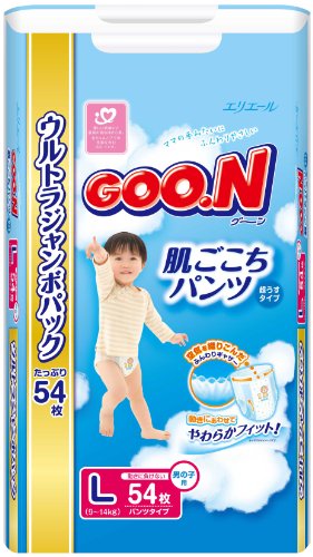 グーン 肌ごこちパンツ Lサイズ 54枚 男の子