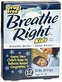 Breathe Right Nasal Strips For Kids - 12 Count Boxes (Pack of 3)