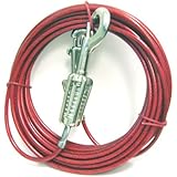 Boss Pet - Prestige 20ft Large Dog Tie Out with Spring