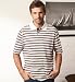 Blue Harbour Luxury Pure Cotton Pique Stripe Polo Shirt